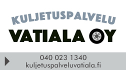 Kuljetuspalvelu Vatiala Oy logo